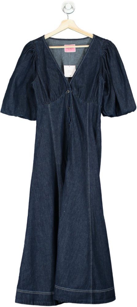 Kate Spade Blue Denim Jumpsuit UK 6