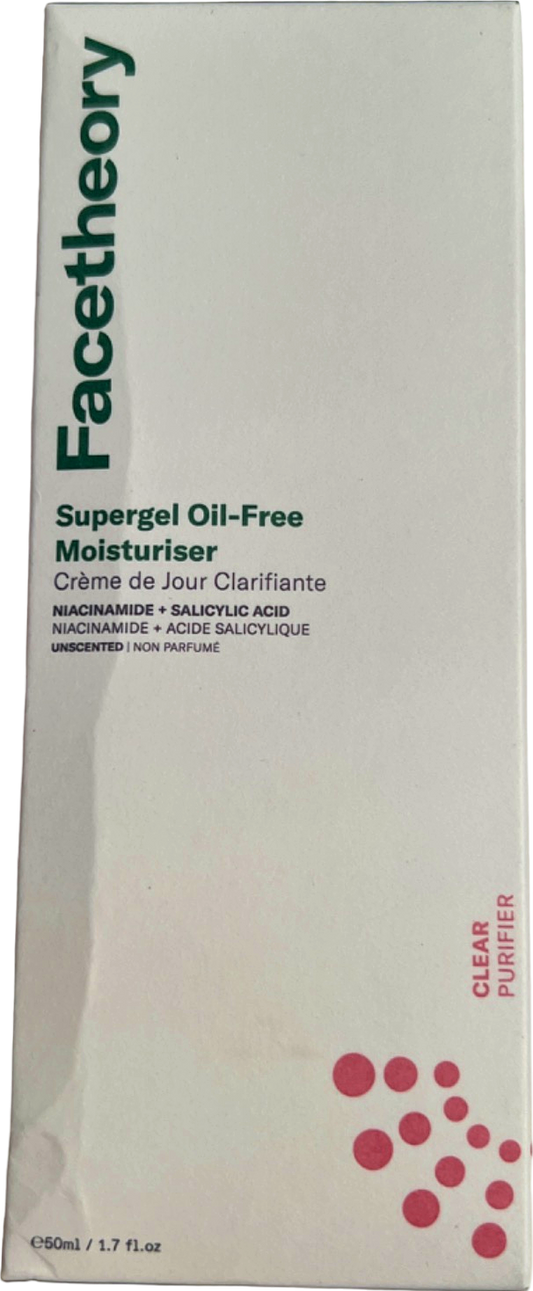 Facetheory Supergel Oil-Free Moisturiser Clear 50ml