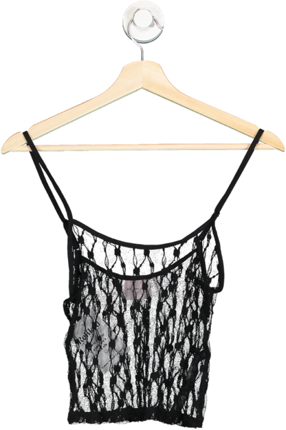 Out From Under Black Lace Camisole Top S