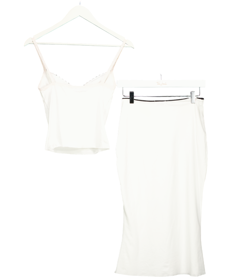 MixedGals White Freja Top & Skirt UK S