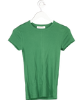 Assembly Label Green Slim Fit Rib Tee UK 8