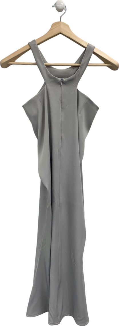 Musere Grey Sleeveless Midi Dress UK XS