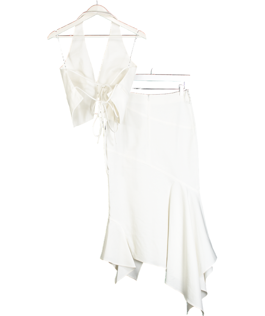 ILA The Label White Waistcoat And Skirt Set UK 8