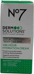 No7 Derm Solutions™ 100-hour Hydration Cream Suitable For Normal, Dry & Sensitive Skin 50ml