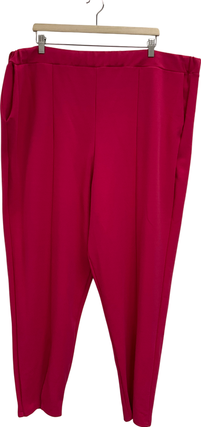 M&S Limited Collection Hot Pink Plus Size Trousers UK 28