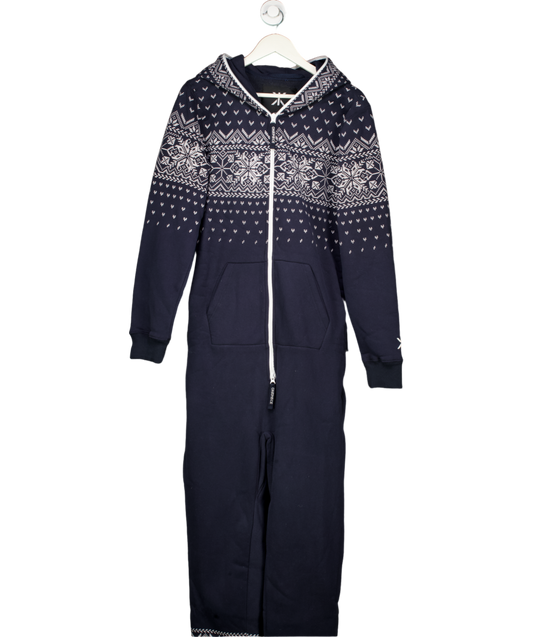 Onepiece Blue Ski Pass Original Zip Up Jumpsuit UK M