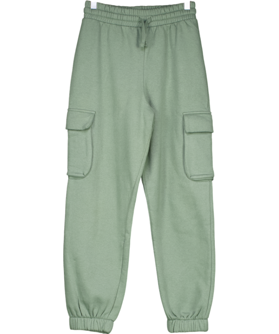 ZARA Green Cargo Style Joggers UK S