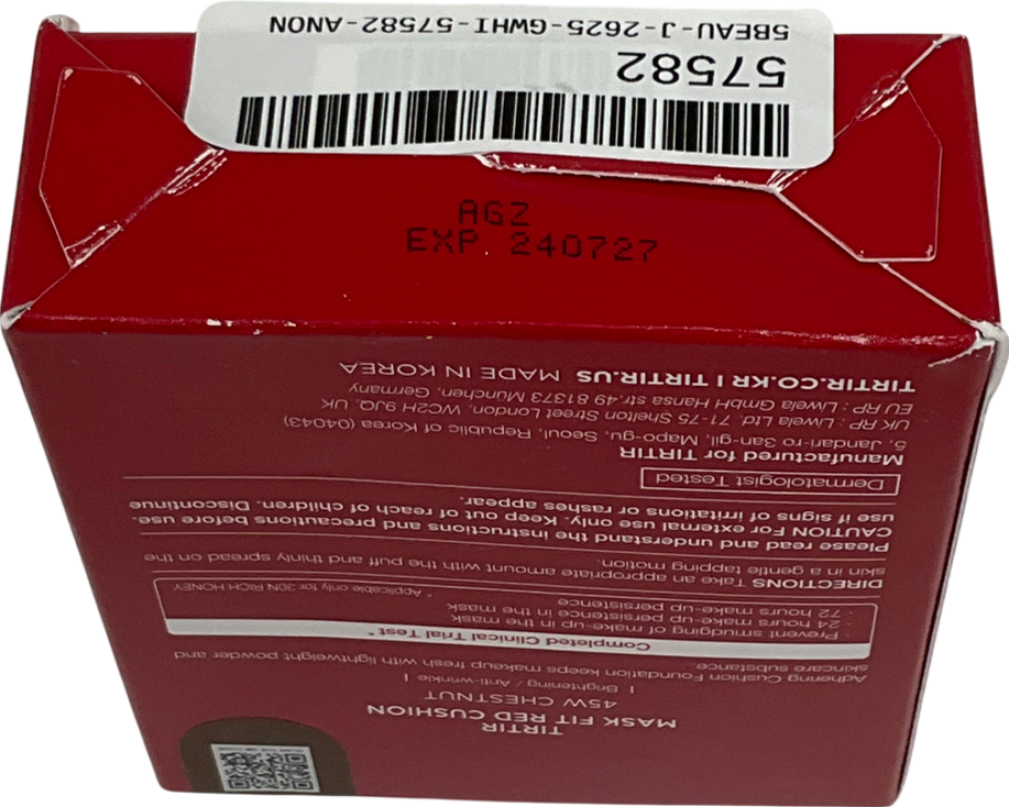 tirtir Mask Fit Red Cushion Foundation 45w 18g