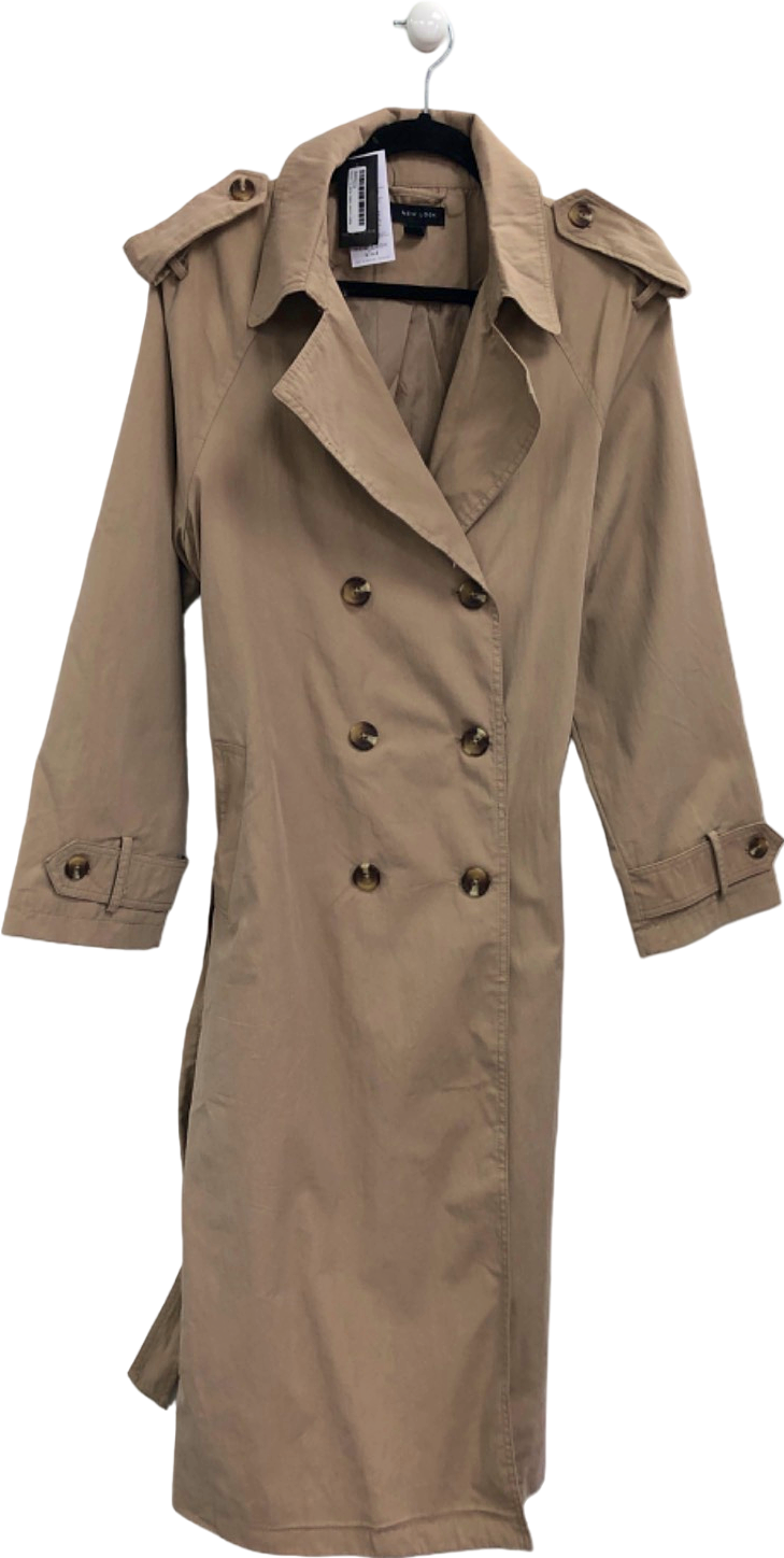 New Look Beige Trench Coat UK 12