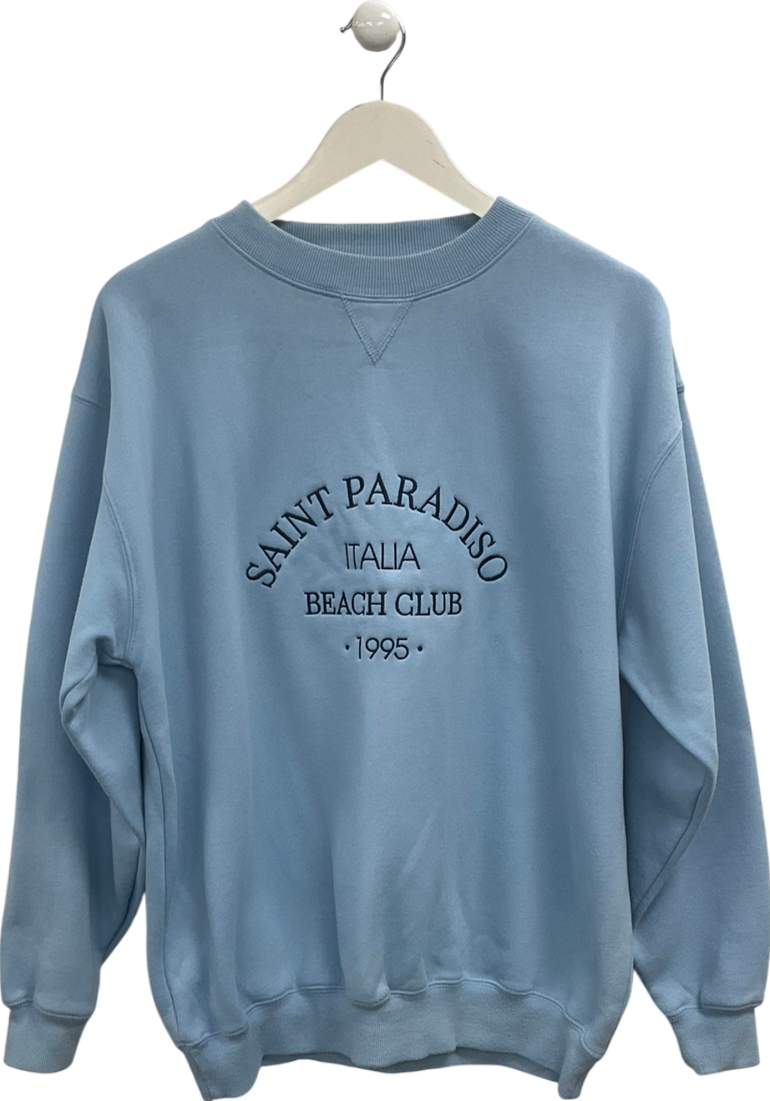 Saint Paradiso Blue Beach Club Sweater UK S