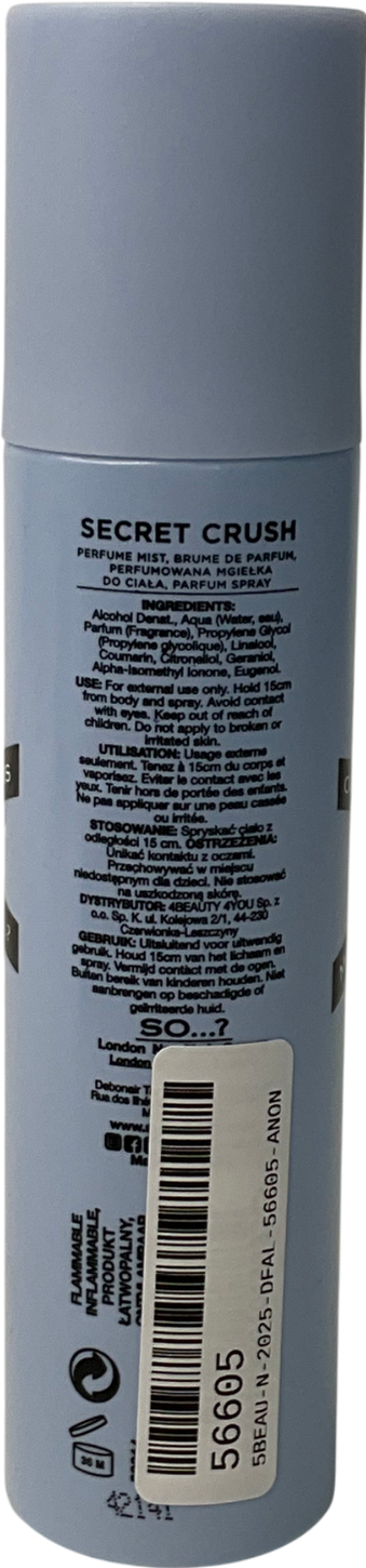 miss so Miss So&? Secret Crush Perfume Mist 140ml