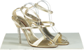 Sophia Webster Gold Rosalind Strappy High Heeled Sandals UK 8 EU 41