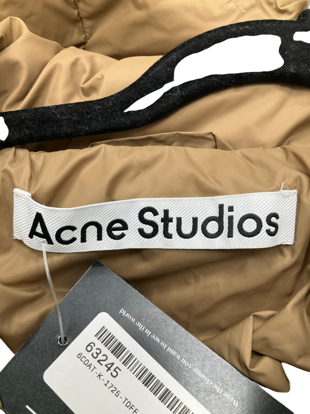 Acne Studios Brown Down Puffer Jacket UK XS