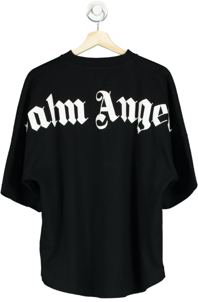 Palm Angels Black Large Logo T-shirt XS