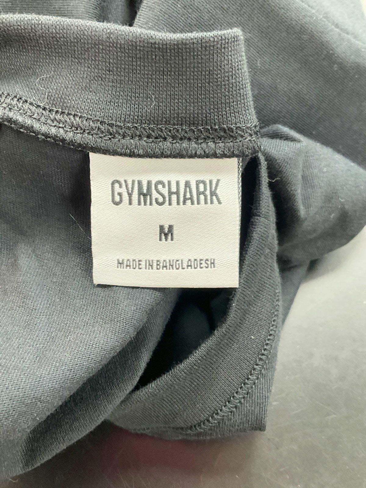 Gymshark Black Lifting Club Crop Top UK M