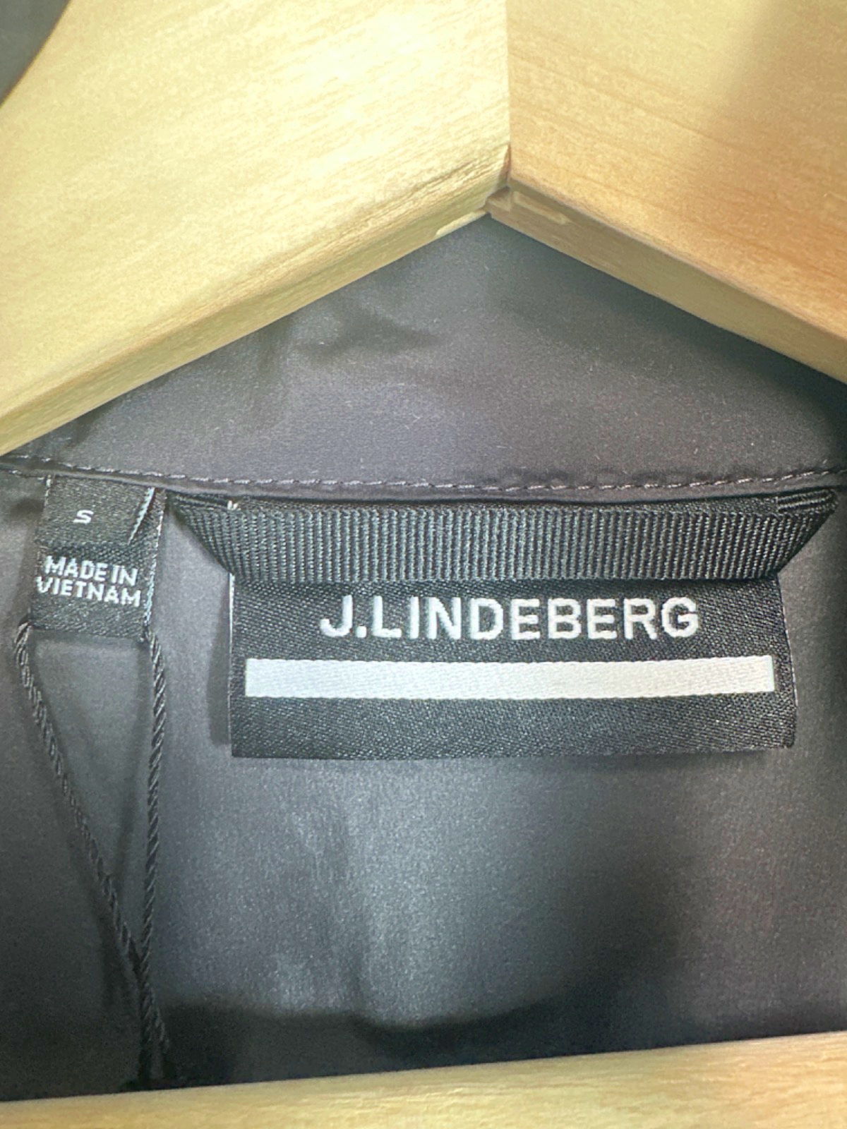 J.Lindeberg Black Ash Light Packable Jacket UK S