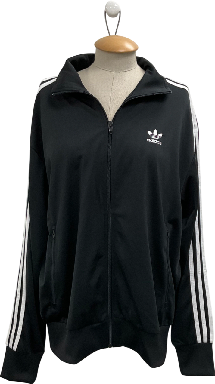 adidas Black Firebird Track Top UK M