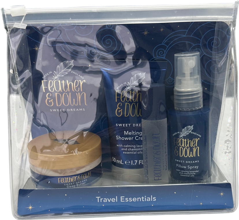 Feather & Down Travel Essentials Set 3 x 50ml 1 x 10ml