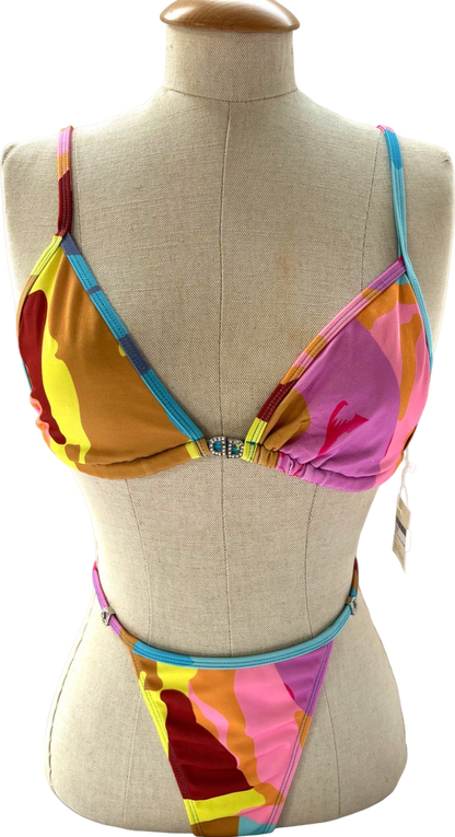 Duo Daze Multicoloured Camo Bikini UK M