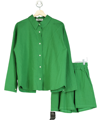 storets Green Mia Linen 2-piece Set UK S/M