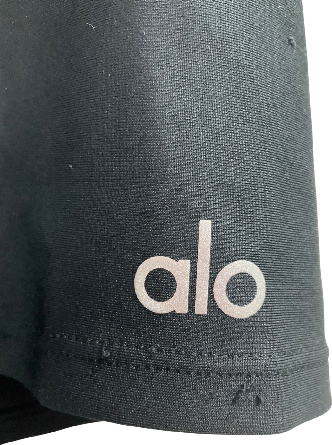 alo yoga Black Alosoft Aura Shorts UK M