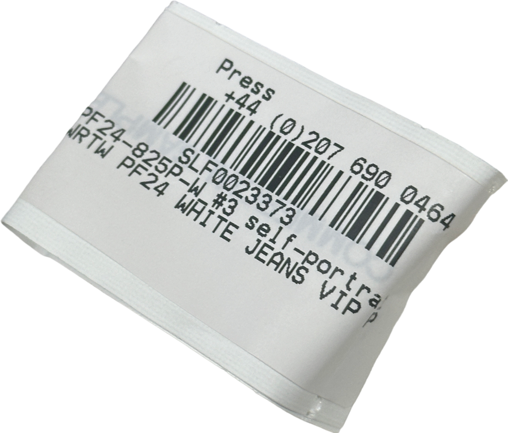 Self-Portrait White Lace Detail Jeans W 26 L 32