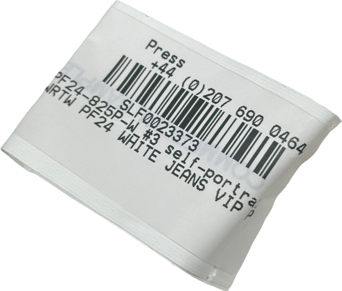 Self-Portrait White Lace Detail Jeans W 26 L 32