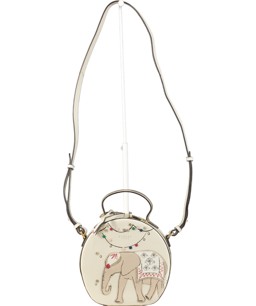 Radley London Cream Diwali Elephant Zip Around Bag