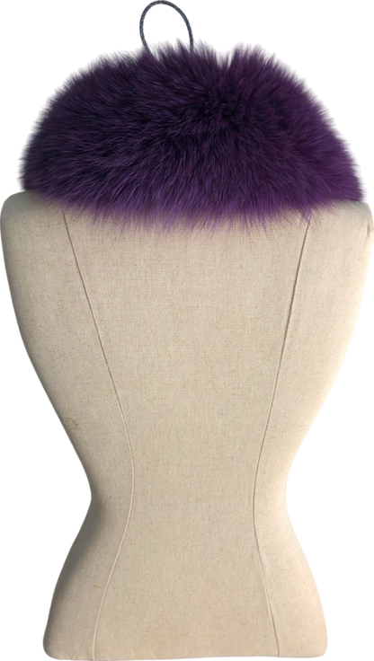 Purple Fur Collar One Size