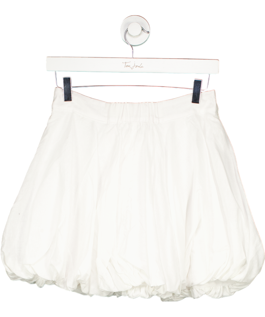 DISSH White Maria Linen Mini Skirt UK 6