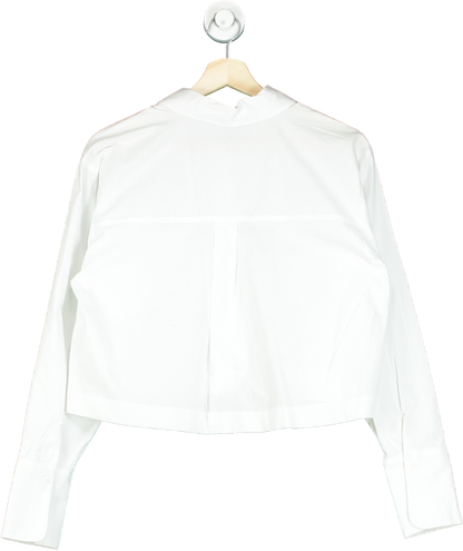 New Look White K Palmer Poplin Crop UK 10