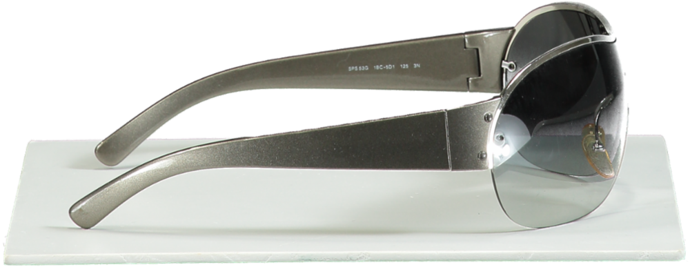 PRADA Grey Gradient Sunglasses SPS 53G in case