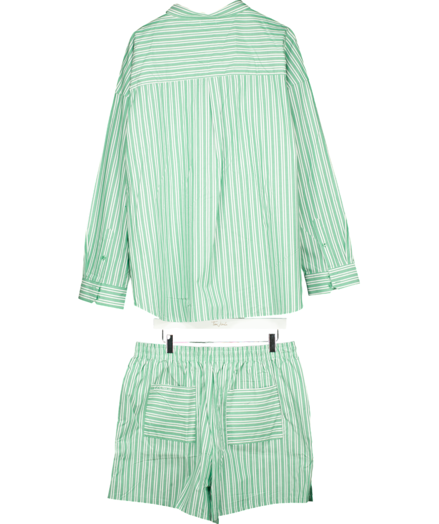 Lounge Green Striped Shorts & Shirt UK XXL