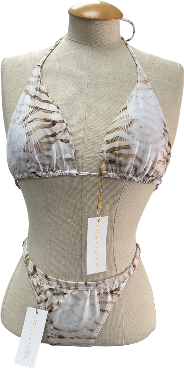grace jacobs Beige Sahara Bikini UK XL