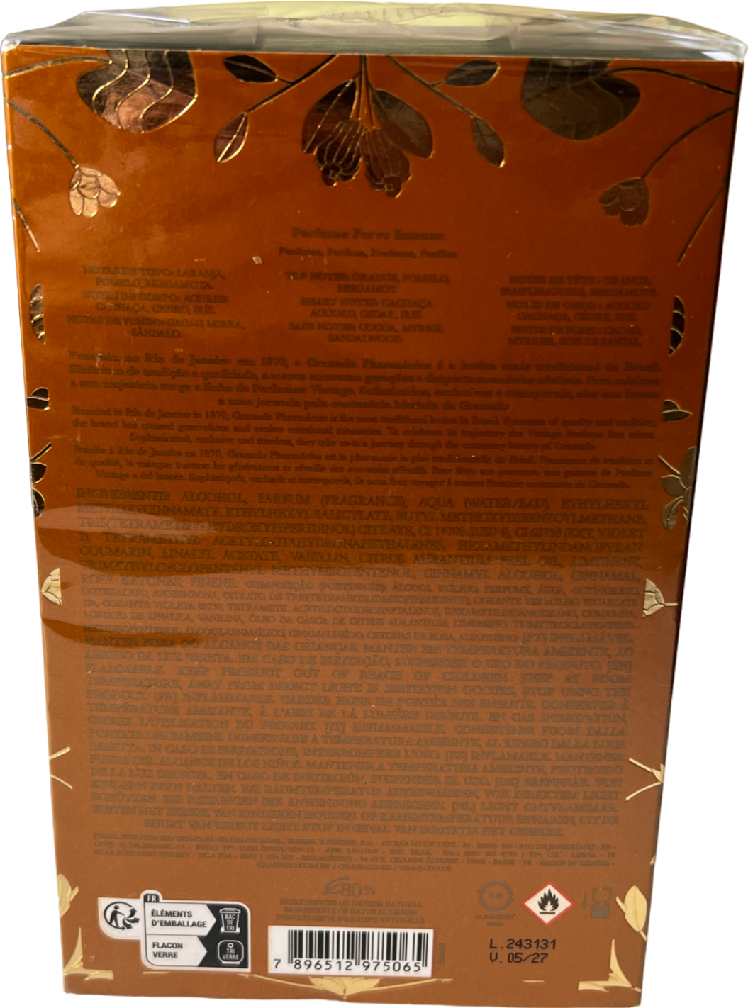 granado Fervo Intenso Perfume Fervo Intenso 75ml