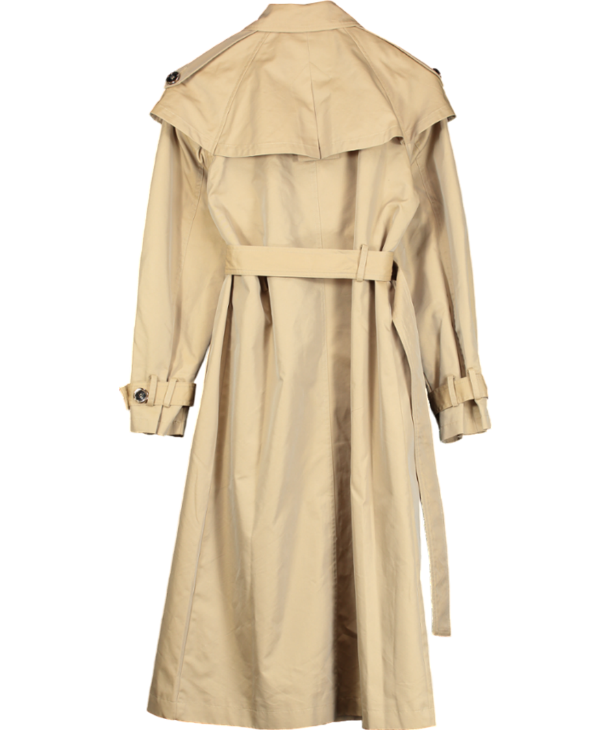 Karen Millen Beige Tailored Double Breasted Trench Coat UK 6