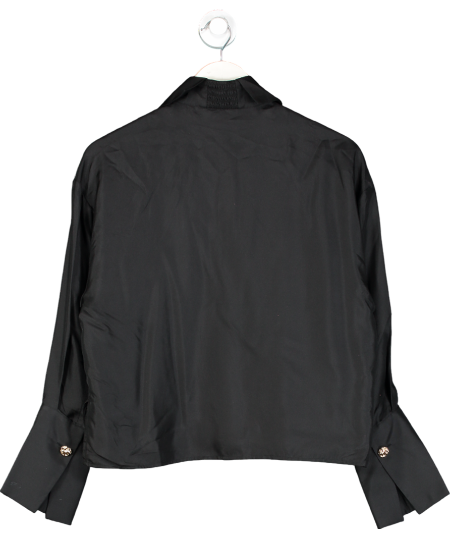 Sinead Keary Black "The Laura" - Silk Shirt UK 6