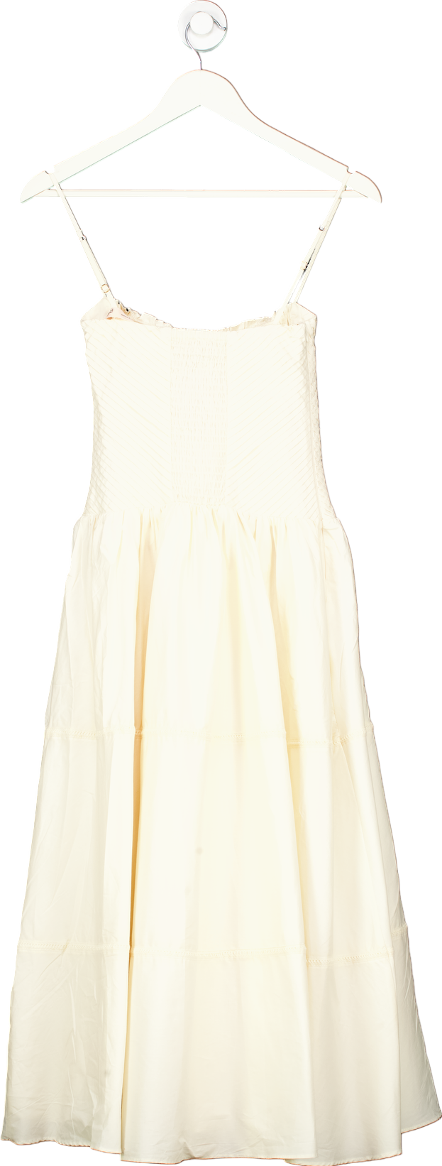 Oh Polly Ivory Midi Dress UK 8