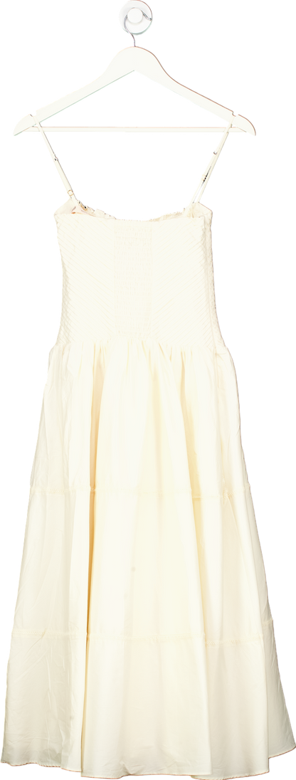 Oh Polly Ivory Midi Dress UK 8