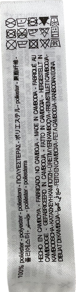 ZARA Cream High Collared Draped Blouse UK XS