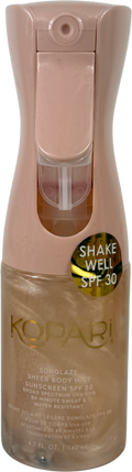 Kopari Sunglaze Sheer Body Mist Sunscreen Spf 30 140ml
