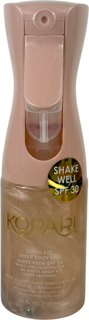 Kopari Sunglaze Sheer Body Mist Sunscreen Spf 30 140ml