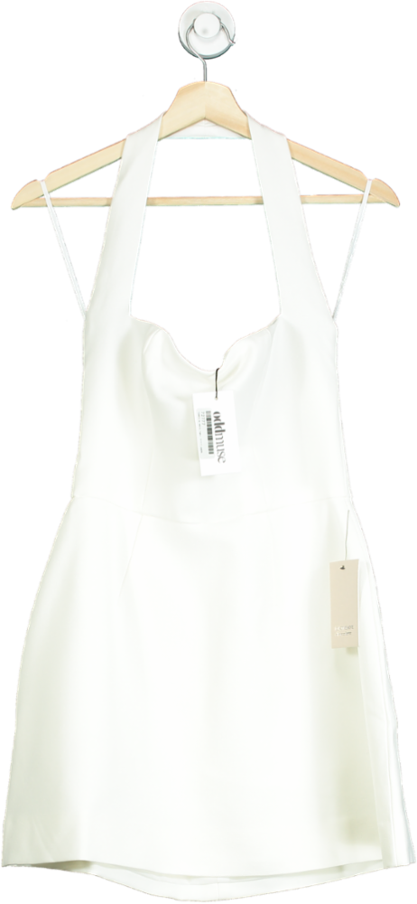 OddMuse White The Ultimate Muse Structured Mini Dress UK S