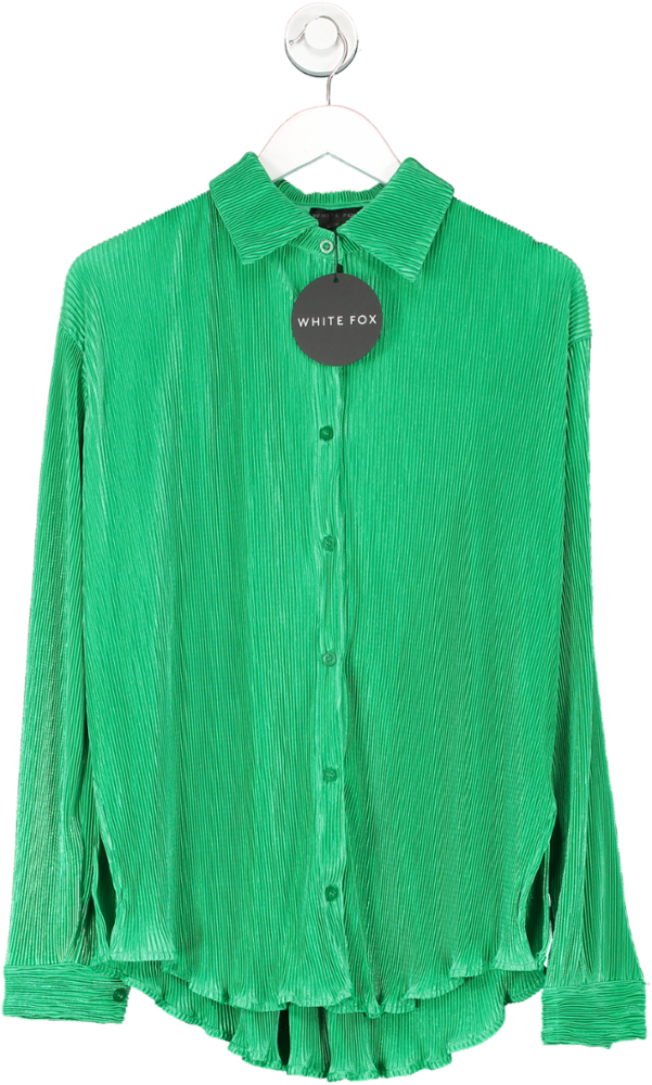 White Fox Green Destined For You Shirt UK S/M