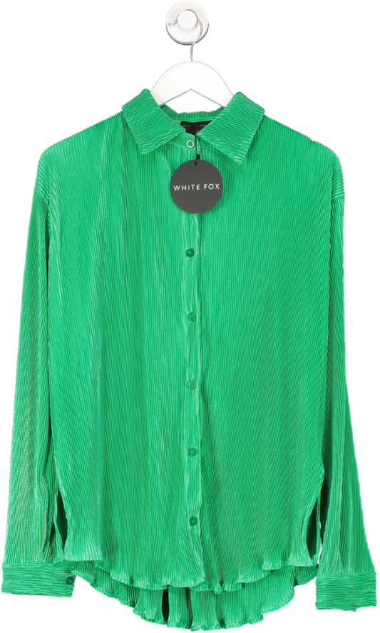 White Fox Green Destined For You Shirt UK S/M