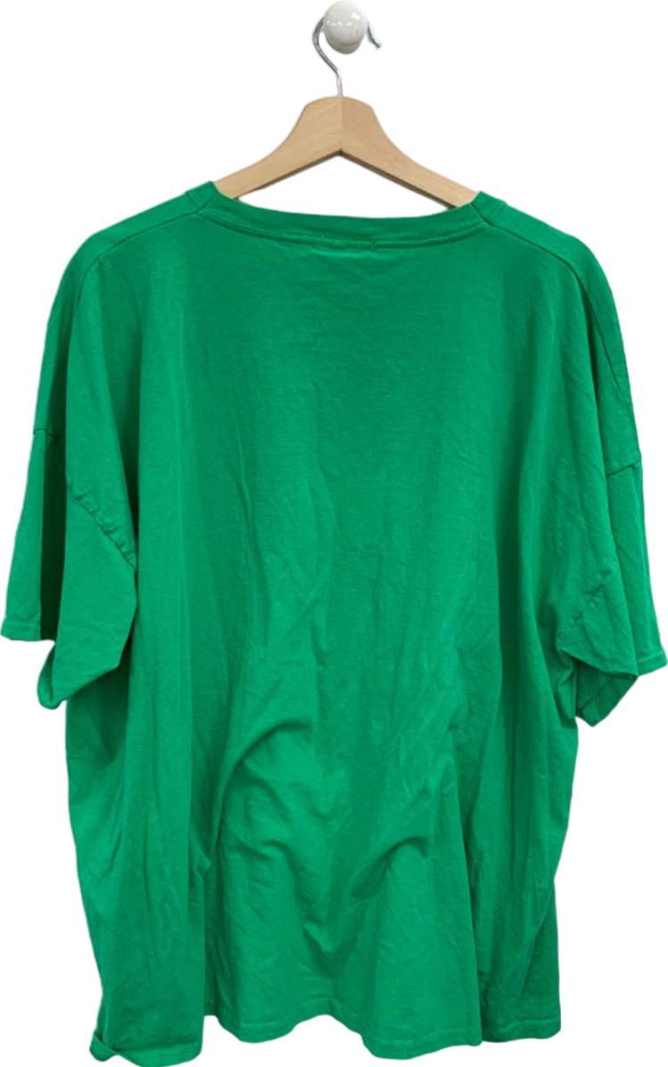 Pretty Little Thing Green New York T-Shirt UK XXXL