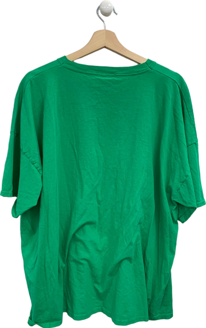 Pretty Little Thing Green New York T-Shirt UK XXXL