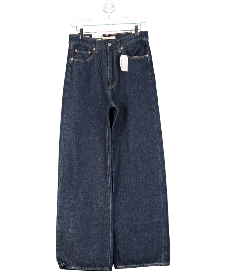 LEVI"S Blue Ribcage Wide Leg Jeans L32 W27