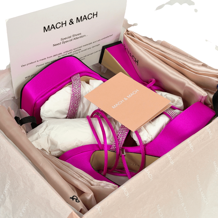 MACH & MACH Pink Devon Crystal-embellished Satin Platform Sandals UK 4 EU 37