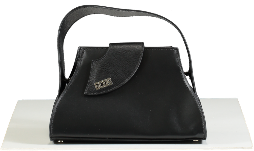 GCDS Black Seaweed Mini Handbag